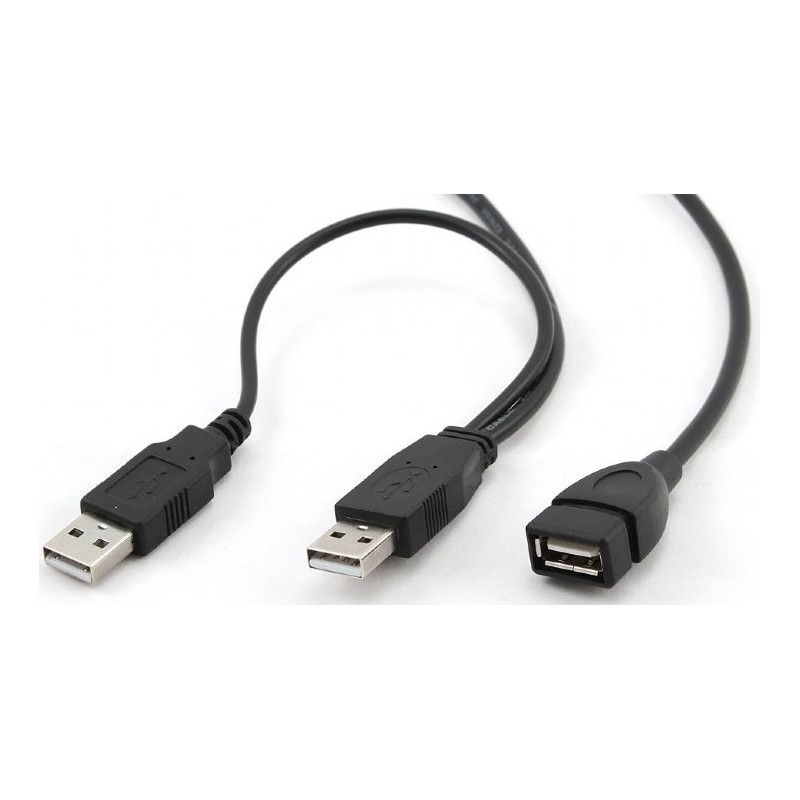 Cable USB AM x2 - USB AH 0,9m Cablexpert