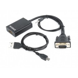Adaptador VGA M a HDMI H Cablexpert
