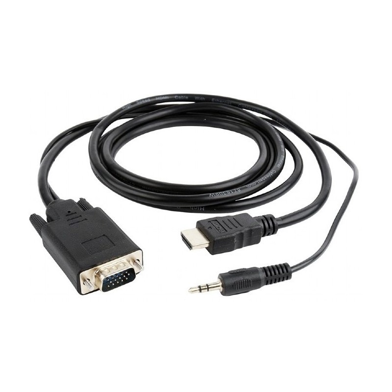 Cable HDMI M - VGA M y Audio 3m Cablexpert