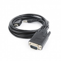 Cable HDMI M - VGA M y Audio 3m Cablexpert