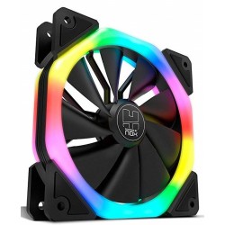 Ventilador Nox Hummer D-Fan Dual Ring Rainbow RGB
