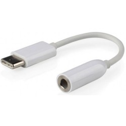 Cable USB TypeC M / Jack 3,5mm H Cablexpert Blanco