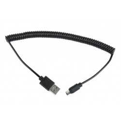 Cable USB AM - MicroUSB BM 1,8m en Espiral Cablexpert