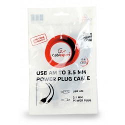 Cable USB AM / Alimentacion 3,5mm M 1,8m Cablexpert