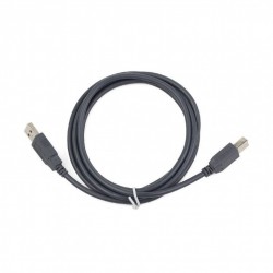 Cable USB AM - USB BM 1,8m Cablexpert Gris