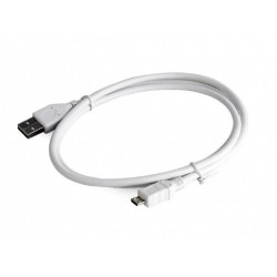 Cable USB AM - MicroUSB BM 1m Cablexpert Blanco