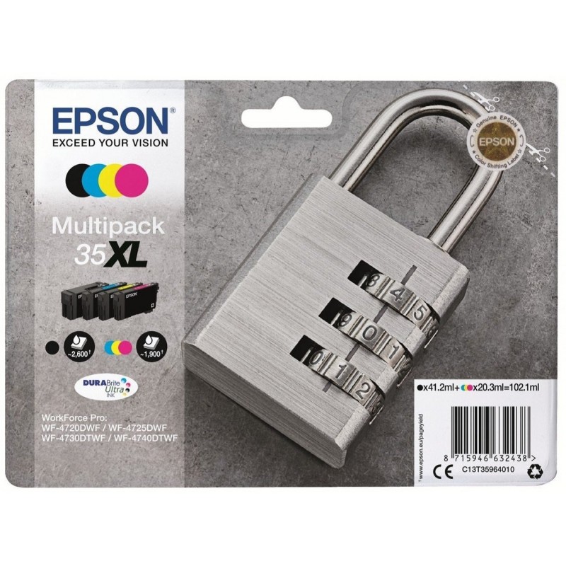 Tinta Epson 35XL Pack de los 4 Colores T3596
