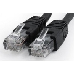 Latiguillo de Red Cat.6 UTP 0,5m Cablexpert Negro