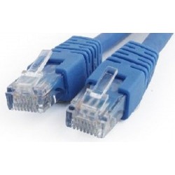 Latiguillo de Red Cat.6 UTP 0,5m Cablexpert Azul