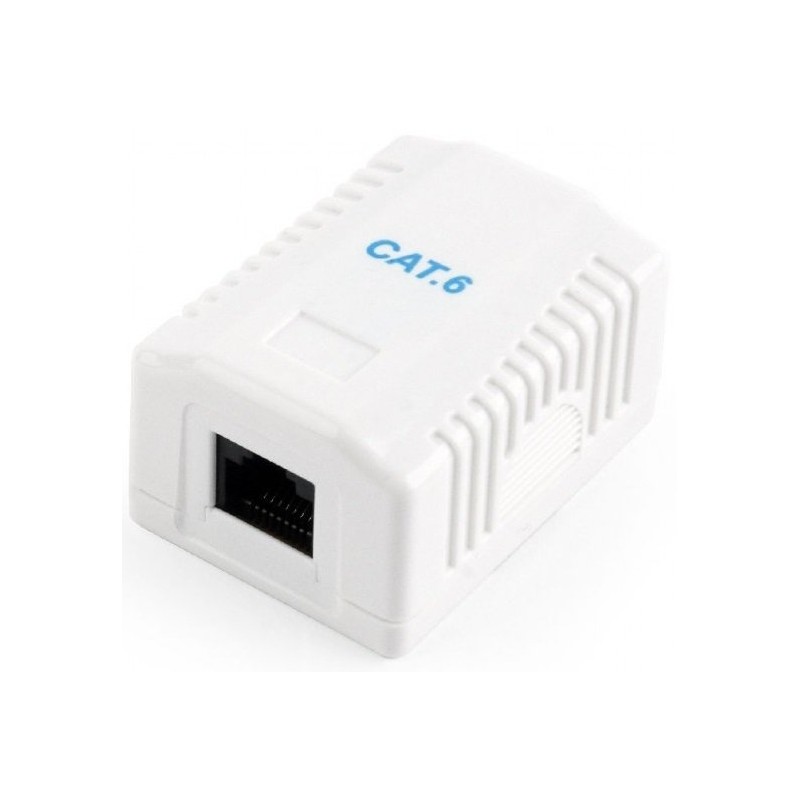 Roseta de Superficie RJ45 UTP Cat.6 Cablexpert