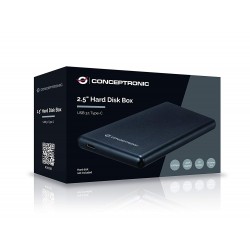 Caja USB TypeC Disco 2,5" SATA Conceptronic HDE02B