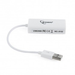 Adaptador USB a RJ45 Gembird NIC-U2-02