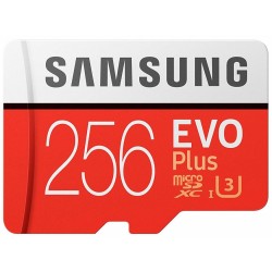 Tarjeta MicroSD 256GB Samsung Evo Plus