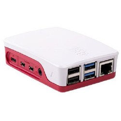 Carcasa para Raspberry Pi 4 Blanca y Roja