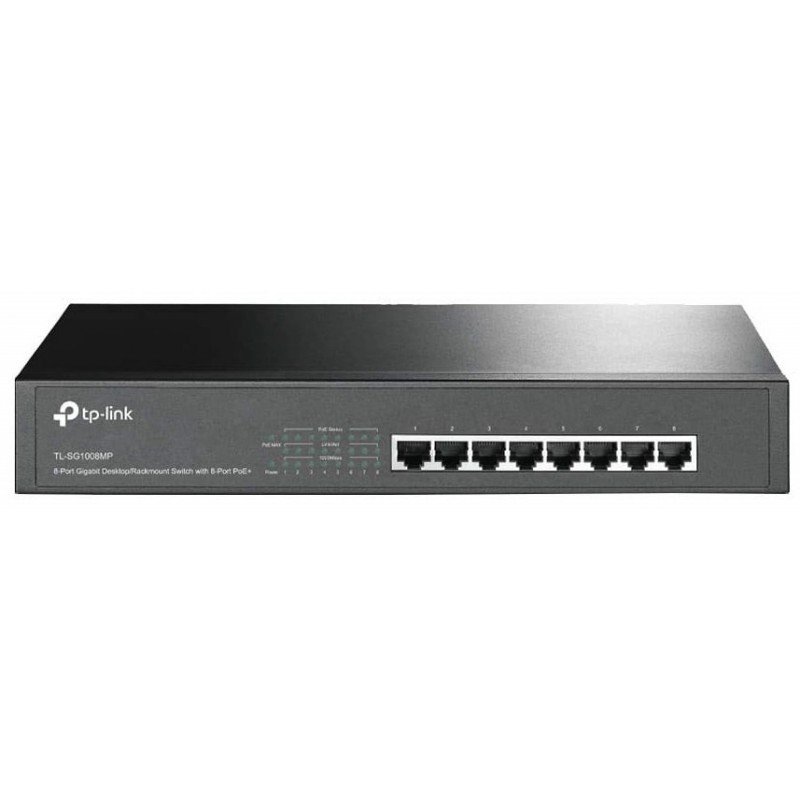 Switch 8 Puertos Gigabit Tp-Link TL-SG1008MP