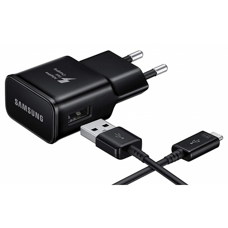 Cargador USB TypeC Samsung 2A Negro