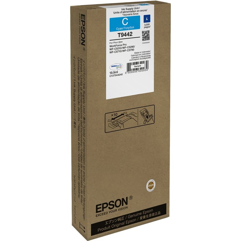 Tinta Epson T9442 Cian