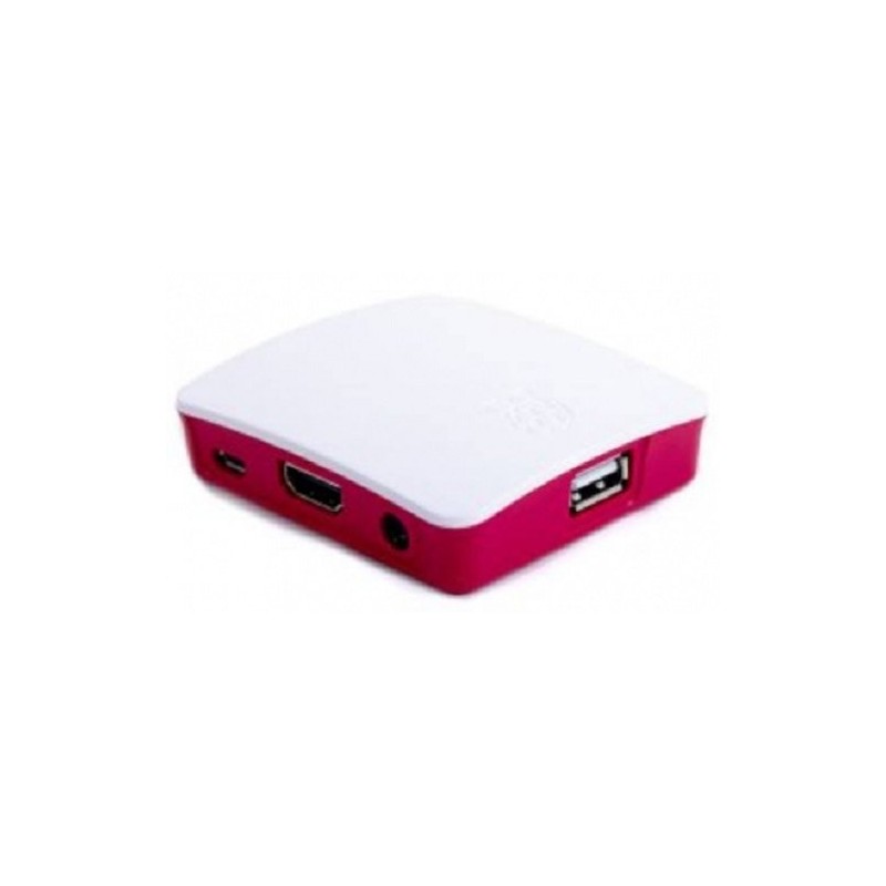 Carcasa para Raspberry Pi 3 A+ Blanca y Roja