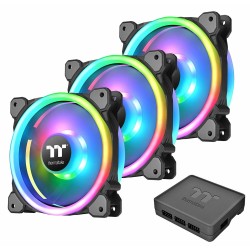 Ventilador Thermaltake Riing Trio 12 RGB Kit x3