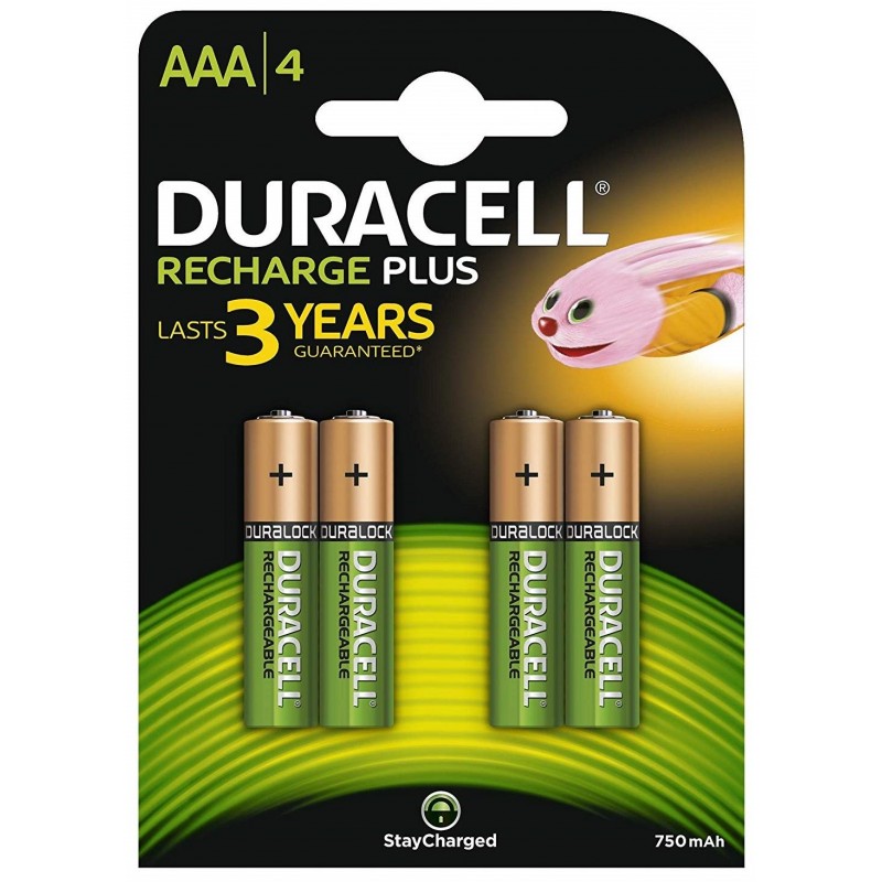 Comprar Bateria Duracell Alcalina AAA - 4 Unidades