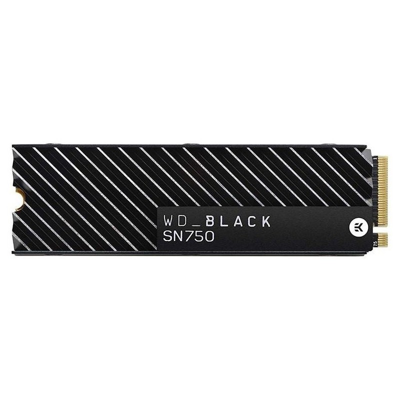Disco SSD M.2 500GB Western Digital Black SN750 NVMe con Disipador
