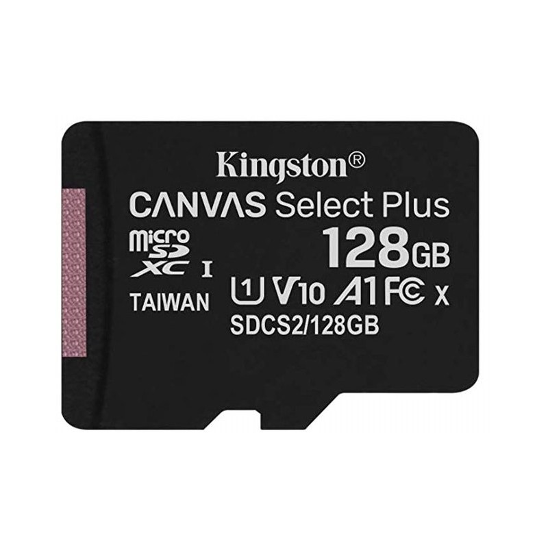 Tarjeta MicroSD 128GB Kingston Canvas Select Plus