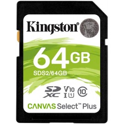 Tarjeta SD 64GB Kingston Canvas Select Plus SDXC