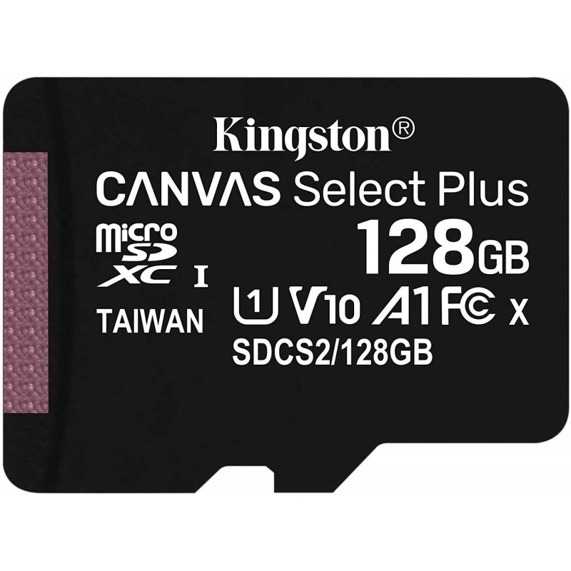 Tarjeta MicroSD 128GB Kingston Canvas Select Plus sin Adaptador