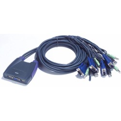 Kvm de 4 Puertos USB/VGA Aten AT-CS64U