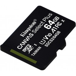 Tarjeta MicroSD 64GB Kingston Canvas Select Plus Sin Adaptador