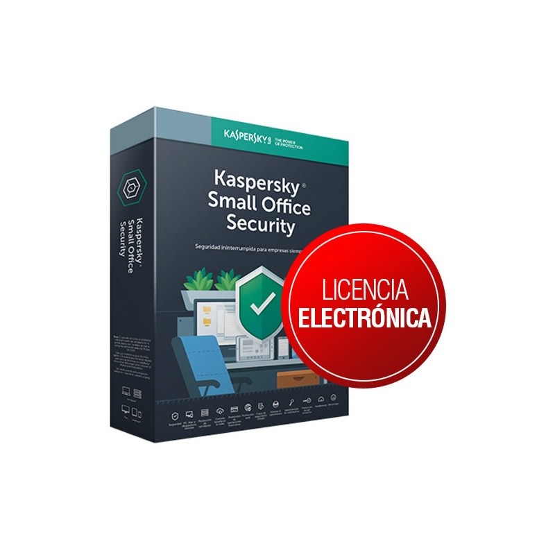 KASPERSKY SMALL OFFICE SECURITY V7 6 USER + 1 SERVER 1 AÑO RENOVACION  LICENCIA ELECTRONICA