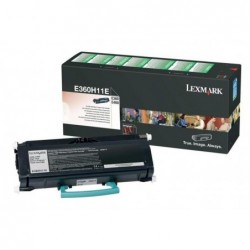 Toner LEXMARK Negro (E360H11E)