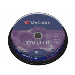 DVD+R Tarrina 10 Unidades...