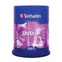 DVD+R Tarrina 100 Unidades...