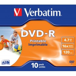 DVD-R 10 Unidades Verbatim...