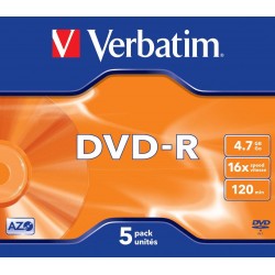 DVD-R 5 Unidades Verbatim
