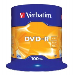 DVD-R Tarrina 100 Unidades...