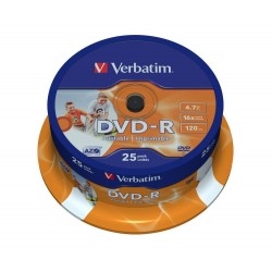 DVD-R Tarrina 25 Unidades...
