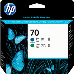 Cabezal de Impresión HP 70 Azul/Verde C9408A