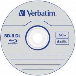 BD-R DL 50GB 5 Unidades Verbatim