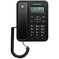 Teléfono Fijo Motorola CT202 Negro