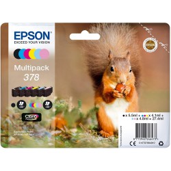 Tinta Epson 378 Pack de los 6 Colores