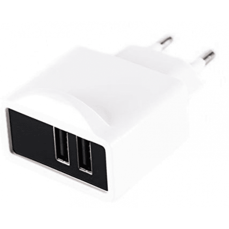 Cargador USB Approx Travel/Wall Blanco